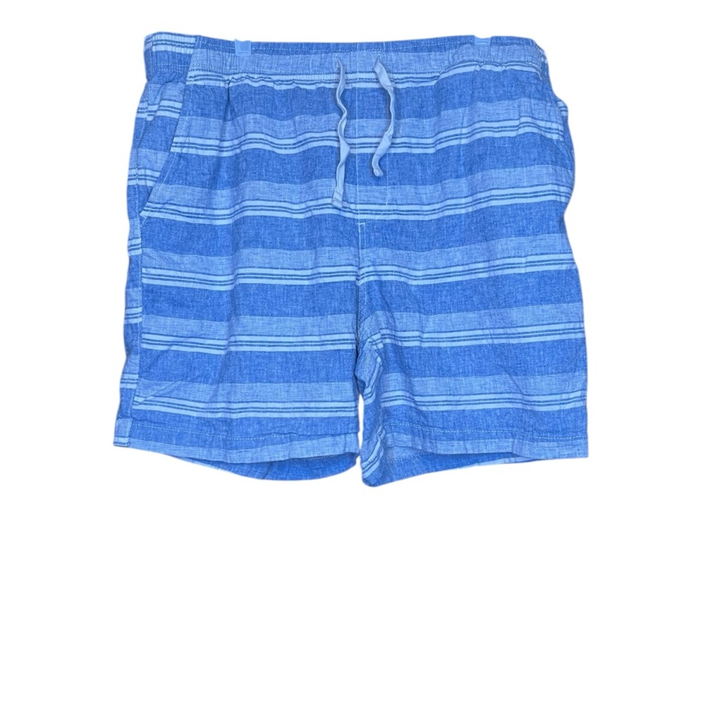 Old Navy Blue Striped Mens Shorts